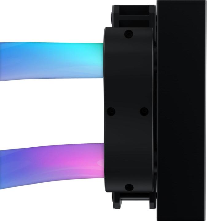Image du produit Xigmatek Kit Watercooling Neon Aqua RGB - 240mm (Noir)