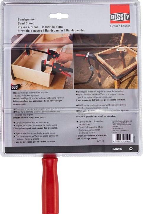 Image du produit Bessey Tendeur de courroie BAN 400 (4000 mm)