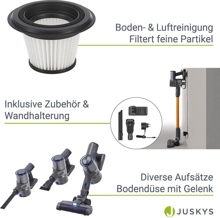 Produktbild Juskys Akkustaubsauger VC2101