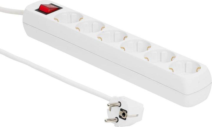Produktbild MicroConnect Verlängerungsschnur (6 x, CEE 7/3, 3 m)