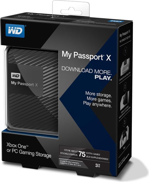 Actual product image WD My Passport X (3 TB)