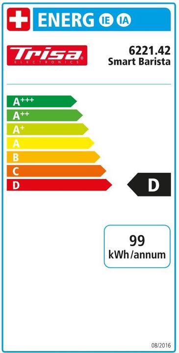 Label énergétique Trisa Smart Barista