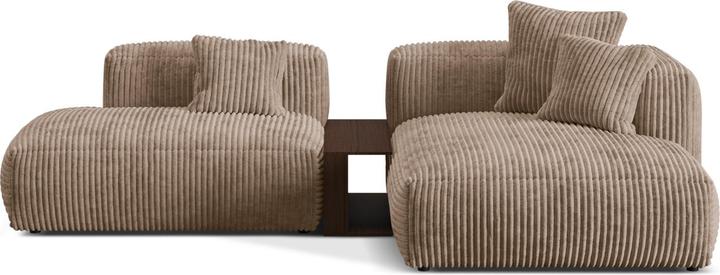 Image du produit Micadoni Canapé D'Angle Droit Modulaire, "Martina", 2 Places, 285x176x75 Fabriqué en Europe (Canapé d'angle)
