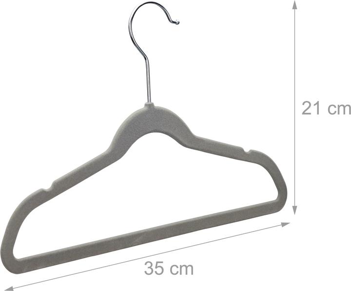Immagine prodotto Relaxdays Grucce appendiabiti in set (50 x)