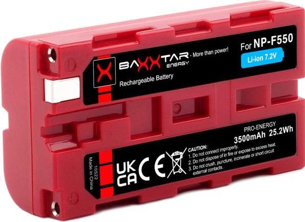 Produktbild Baxxtar Akku NP-F550 3500mAh (Kamera Akku)