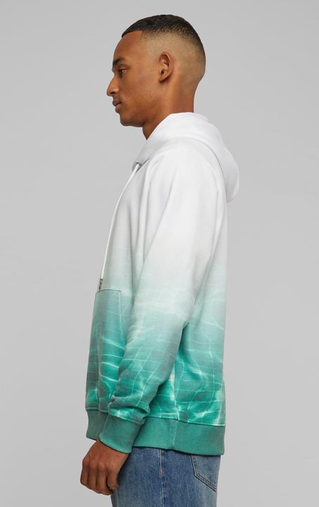 Produktbild Sean John JM221-018-01 Script Logo Pool Print Hoodie white/green - 80009 (L)