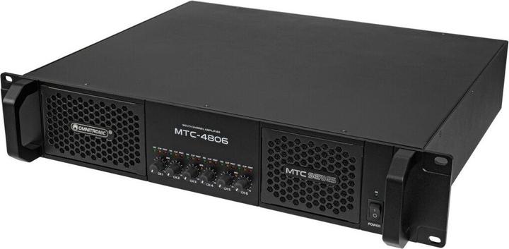 Actual product image Omnitronic MTC-4806 6-channel power amplifier