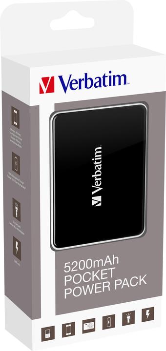 Produktbild Verbatim Portable Power Pack (5200 mAh, 19.24 Wh)