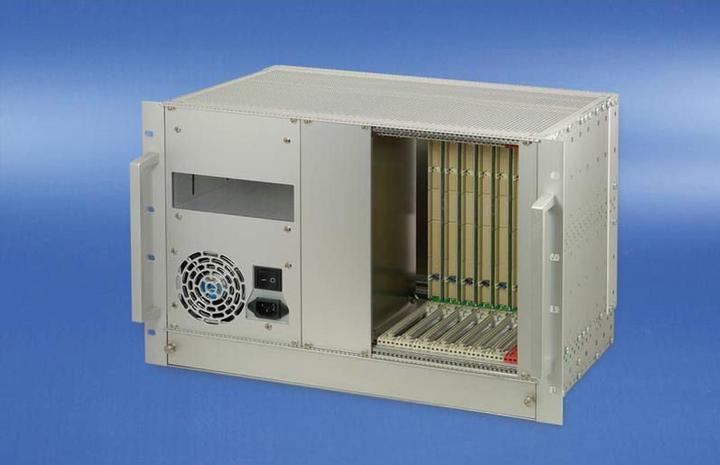 Actual product image Schroff System, 7 U, 8 slot, with rear I/O - BGTR CPCI 7HE (6+1) 8SLOT
