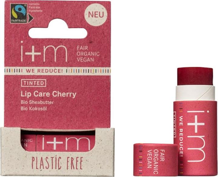 Produktbild i+m Naturkosmetik We Reduce! Tinted Lip Care Cherry (5 ml)