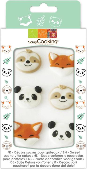 Actual product image ScrapCooking Sweet animals (6 x)