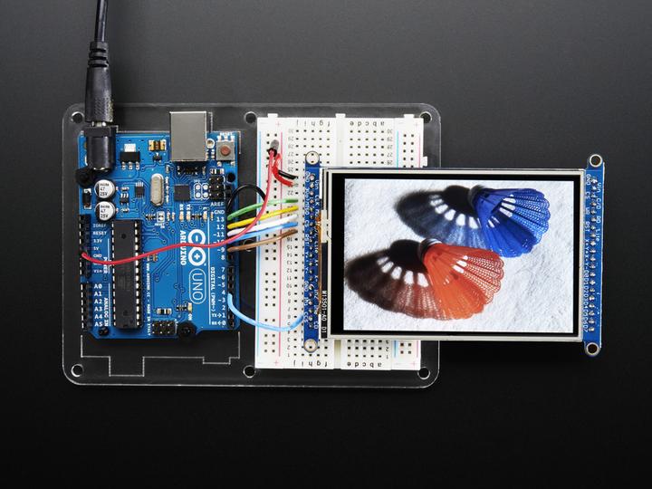 Actual product image Adafruit 3.5" TFT 320x480 Touchscreen w/MicroSD (Various)