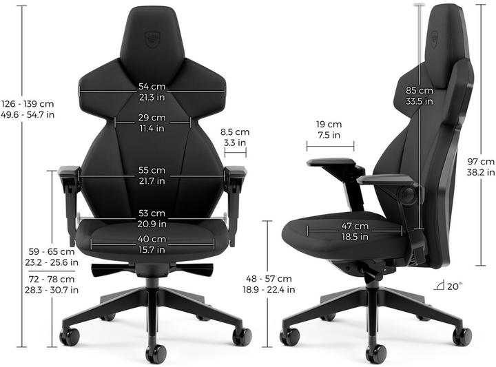 Produktbild noblechairs DAWN Gaming Stuhl - Black Edition