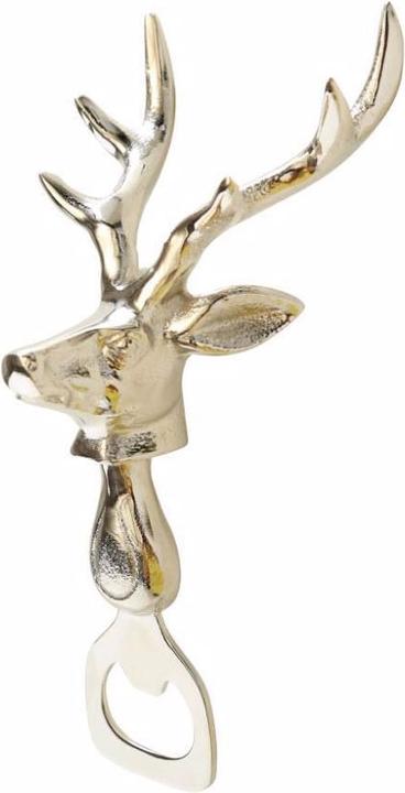 Boltze Home Apribottiglie cervo, argento