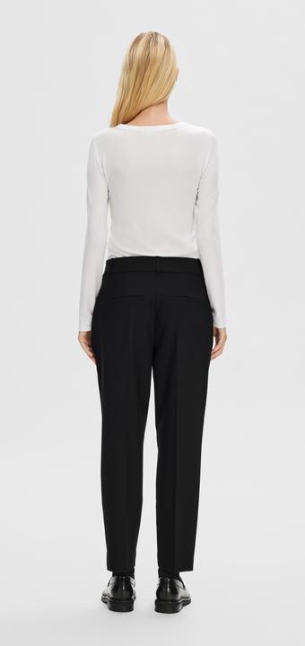 Actual product image Selected Femme Slim Fit Cropped Trousers (42)