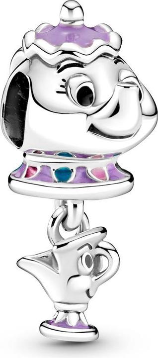 Pandora Hänger Disney die Schöne und das Biest Mrs. Potts and Ch (Emaille, Sterling Silber 925)