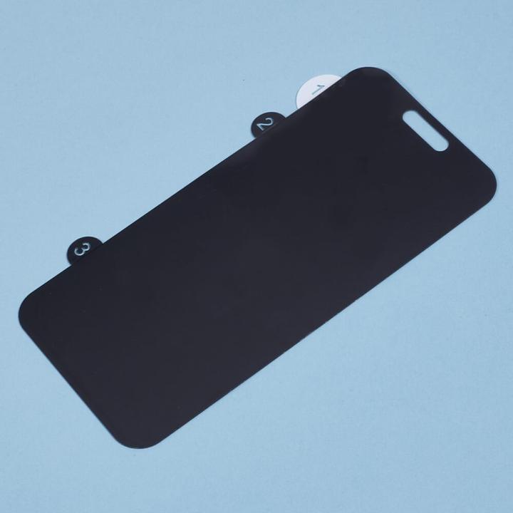 Actual product image Cover-Discount iPhone 16 Plus - PET Privacy Anti-Spy screen protector (1 Piece, Apple iPhone 16 Plus)