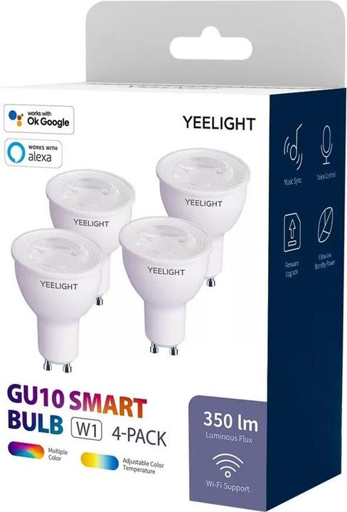 Immagine prodotto Yeelight W5 (GU10, 4.50 W, 350 lm, 4 x, F)