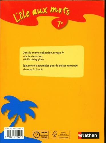 Image du produit L'île aux mots, manuel 7ème HarmoS (Français, Collectif, 2011)