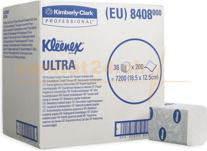 Immagine prodotto Kimberly-Clark ULTRA Toilet Tissue Bulk White 200 F2 (36 x)