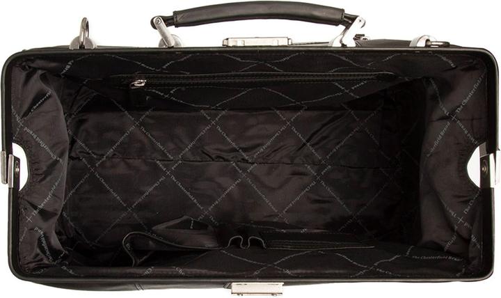 Immagine prodotto The Vegan Cow Chesterfield Marca Leren Weekendtas Zwart Texel (22.90 l)