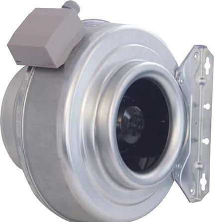 Systemair Kanalventilator K160 XL Sileo mit Halterung, 50-60 Hz, 230 V, 102-137 W. Luftleistung max.