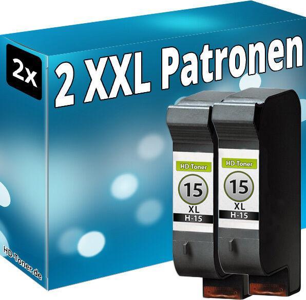 Immagine prodotto Druckfuxx SET 2x TINTE PATRONEN für HP 15 DeskJet 825c 840c 845c 916c 920c
