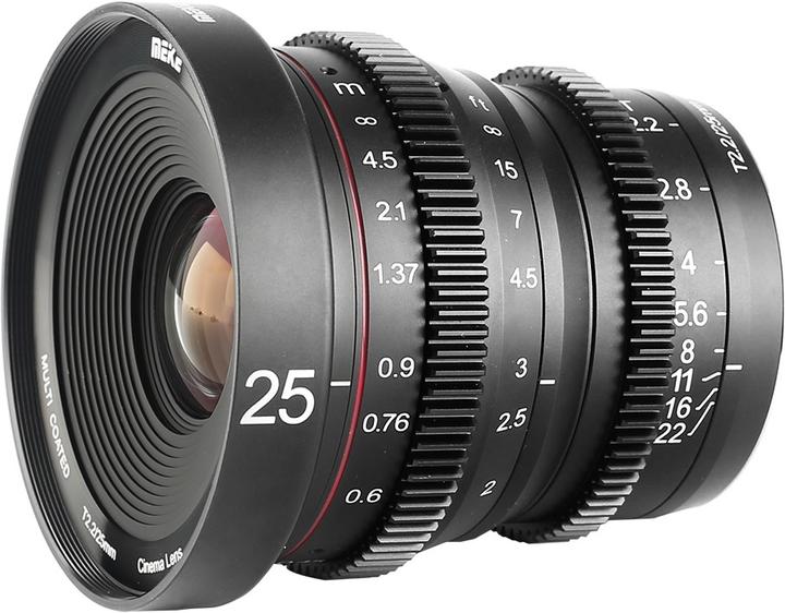 Meike 25mm T2.2-22 Fuji Cine Lens (Fujifilm X, Vollformat)