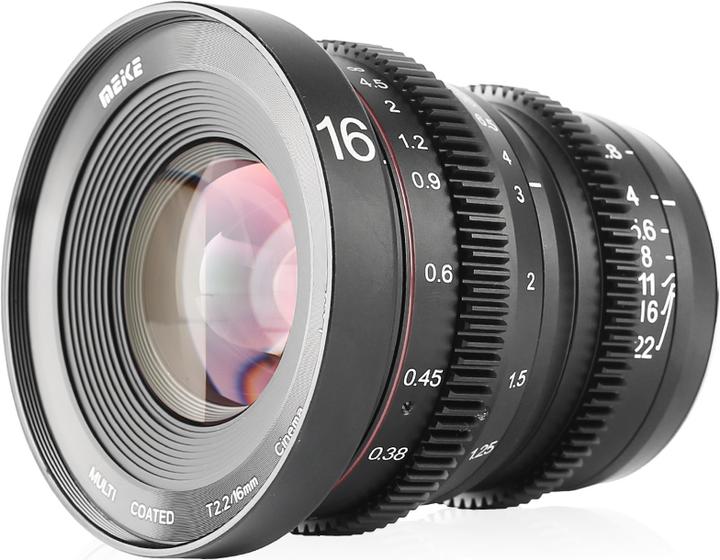 Immagine prodotto Meike 16mm T2.2-22 MFT Cine Lens 16mm (Micro Four Thirds, Micro Four Thirds)