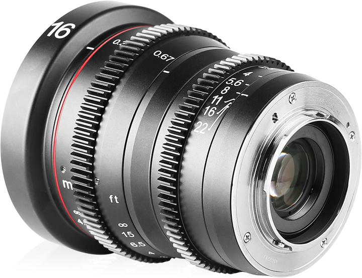 Immagine prodotto Meike 16mm T2.2-22 MFT Cine Lens 16mm (Micro Four Thirds, Micro Four Thirds)