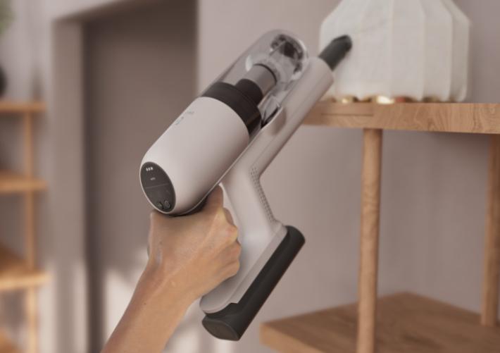 Image du produit Electrolux EP71HB14UV Aspirateur-balai électrique sans fil à sec sans sac 0,3 l 57 W couleur crème 4 Ah