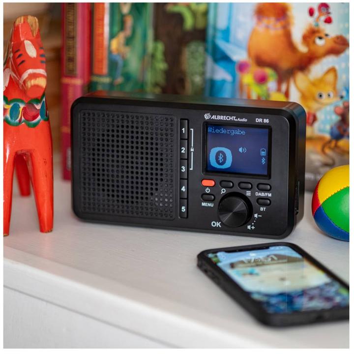 Actual product image Albrecht DR 86 Senior (FM, DAB+, Bluetooth)