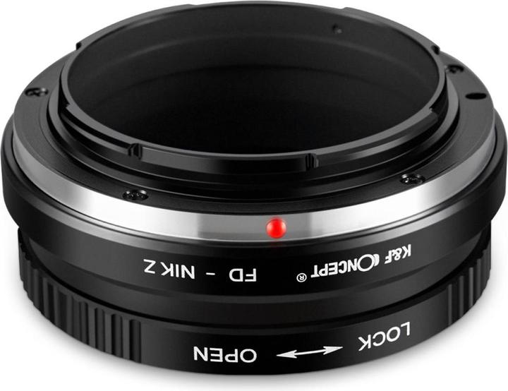 Actual product image K&F Concept High Precision lens adapter, matte paint, orange, PK-E IV PRO