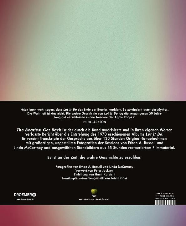 Image du produit The Beatles: Get Back (Deutsche Ausgabe) (Allemand, Hanif Kureishi, 2021)