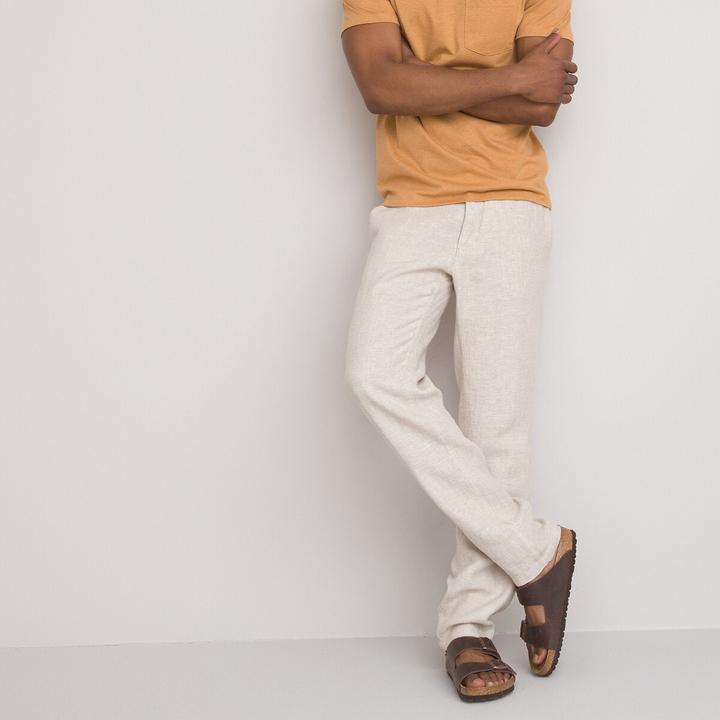Actual product image La Redoute Collections Linen trousers (44)