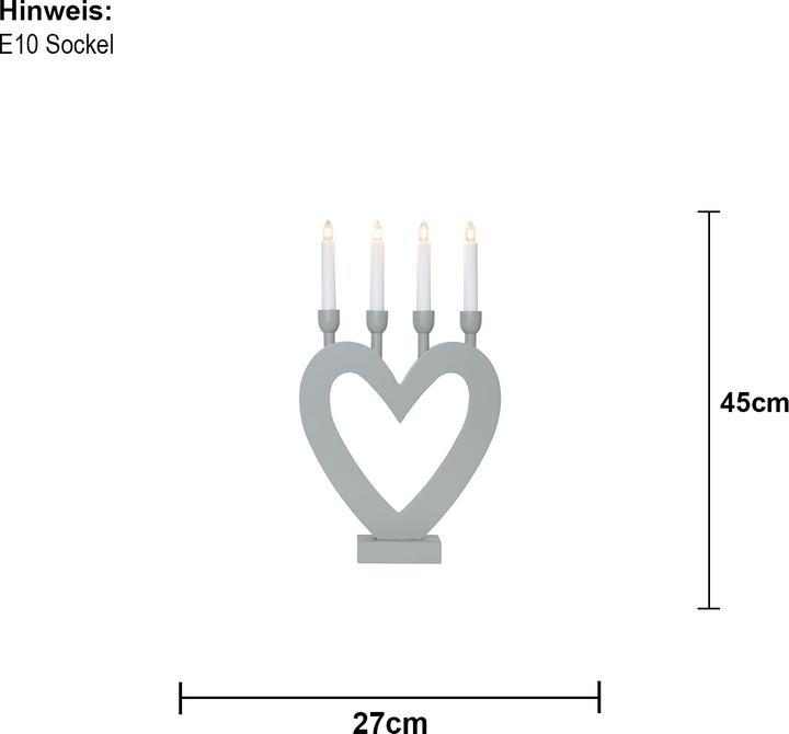 Produktbild Star Trading Kerzenstnder Dala (E10)