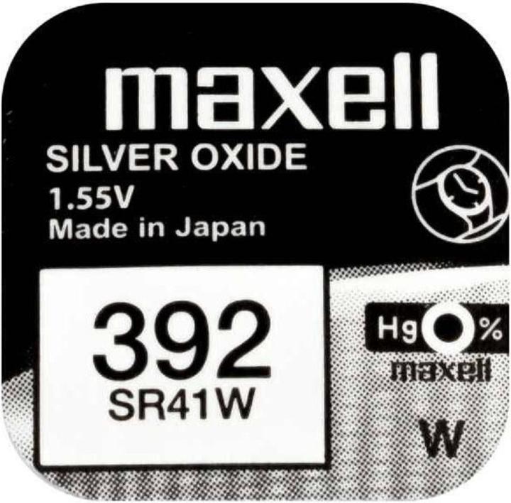 Immagine prodotto Maxell Ossido d'argento SR41W (10 pz., LR41, 39 mAh)