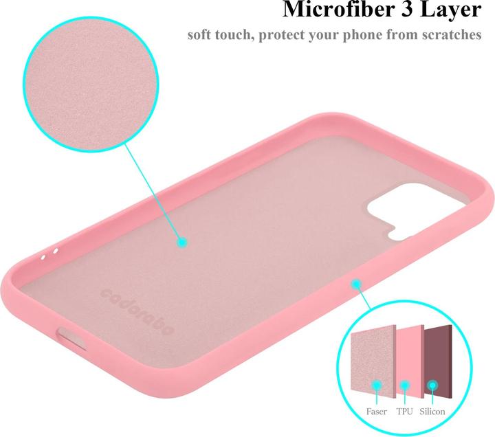 Productafbeelding Cadorabo TPU Vloeibaar Silicone Hoesje (Samsung Galaxy M22, Samsung Galaxy A22, Samsung Galaxy A32)