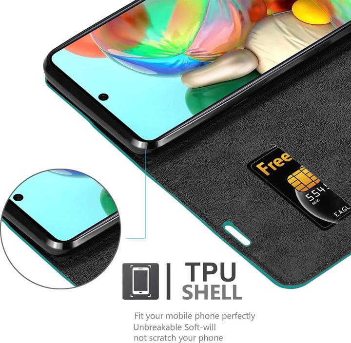 Actual product image Cadorabo Book Invisible Magnet Cover (Samsung Galaxy A72 5G)