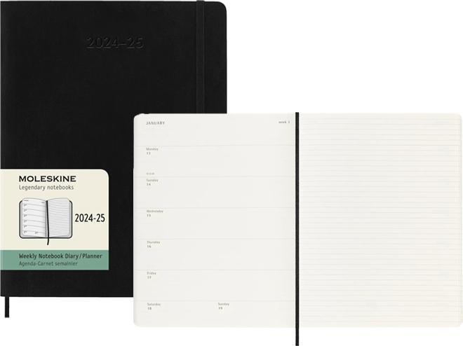Produktbild Moleskine Notizkalender (19 x 25 cm, Englisch)