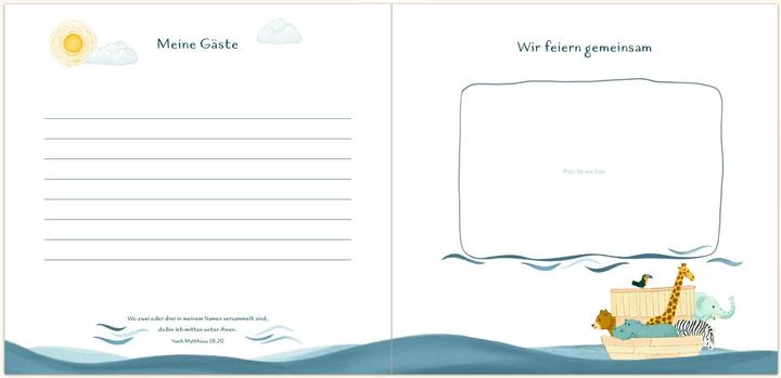 Actual product image Entry album - My christening