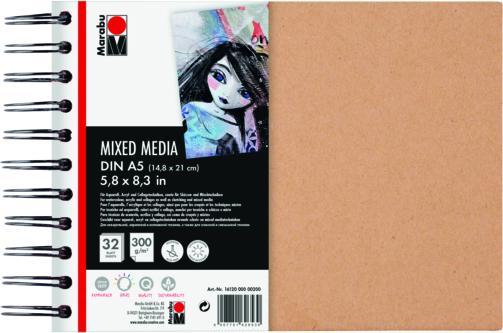 Produktbild Marabu Mixed Media Ringbuch DINA5 (A5)