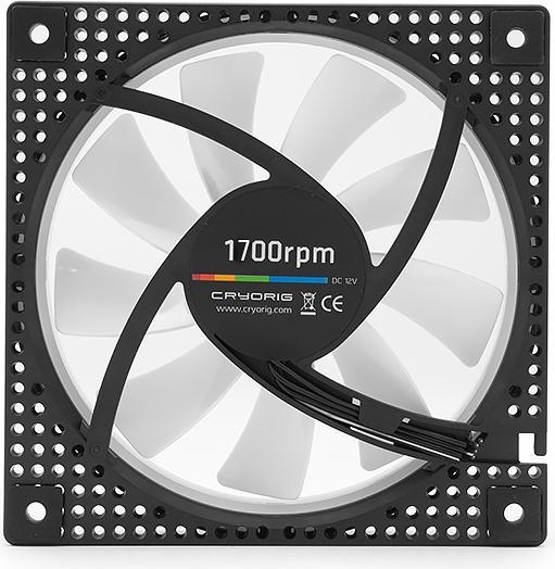 Actual product image Cryorig Crona X 1v3 PWM 120mm ARGB fan set (120 mm, 3 x)