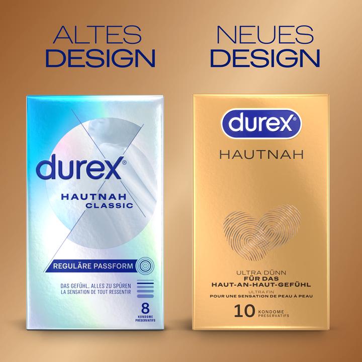 Produktbild Durex Hautnah Classic Präservativ 10 Stk (10 Stk.)