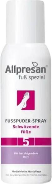 Allpresan Fuss Sp5 Puder (Fussdeodorant & -puder, 125 ml)