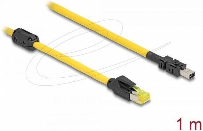 Immagine prodotto Delock Kabel RJ45 Stecker Cat.6 zu Mini I/O 8 Pin D-Form Typ (S/UTP, CAT6, 1 m)