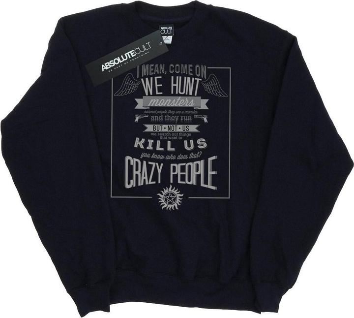 Supernatural Crazy People Sweatshirt (M)