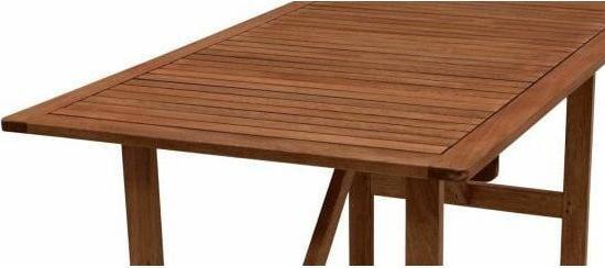 Actual product image Degamo Wooden garden table BRASILIA (70 cm)