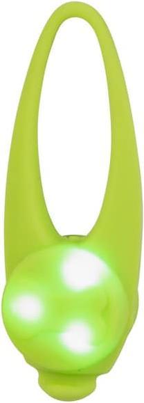 Image du produit Mica Pets Accessoires pour chiens - Pendentif lumineux pour collier - en silicone - vert - env. 8 x 3 x 1,7 cm (Chien)
