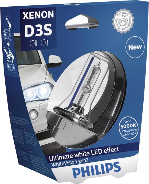 Immagine prodotto Philips Lampadina per fari allo xeno WhiteVision Gen2 (D3S)